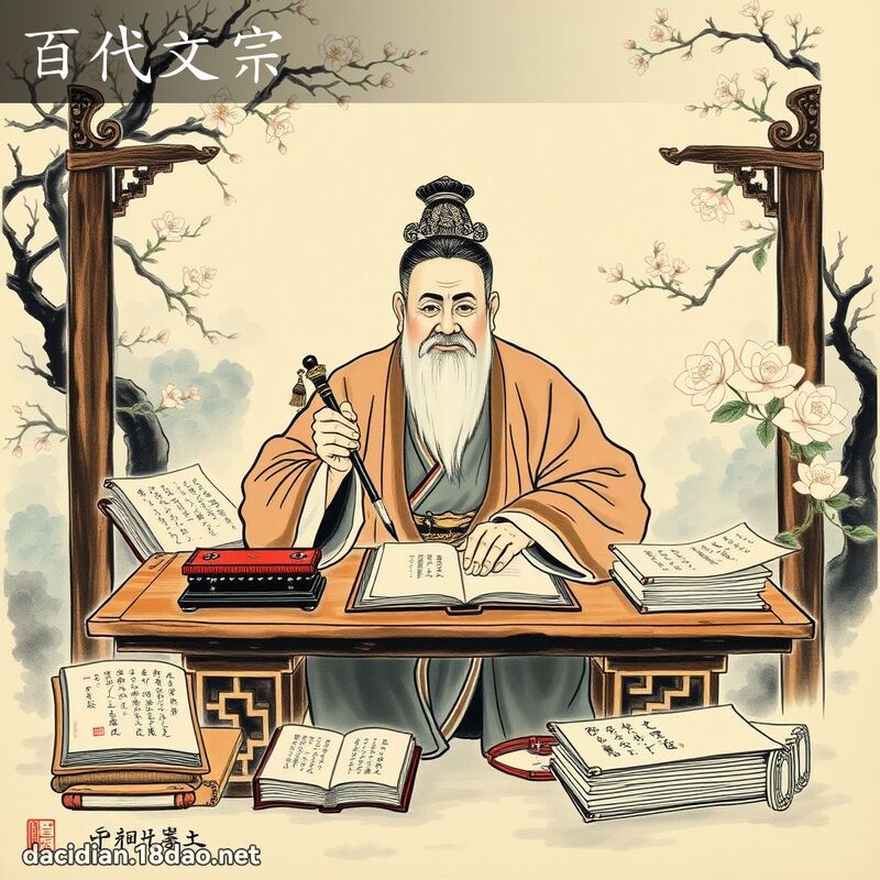 百代文宗 - 国语大辞典配图