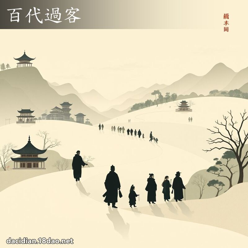 百代过客 - 国语大辞典配图