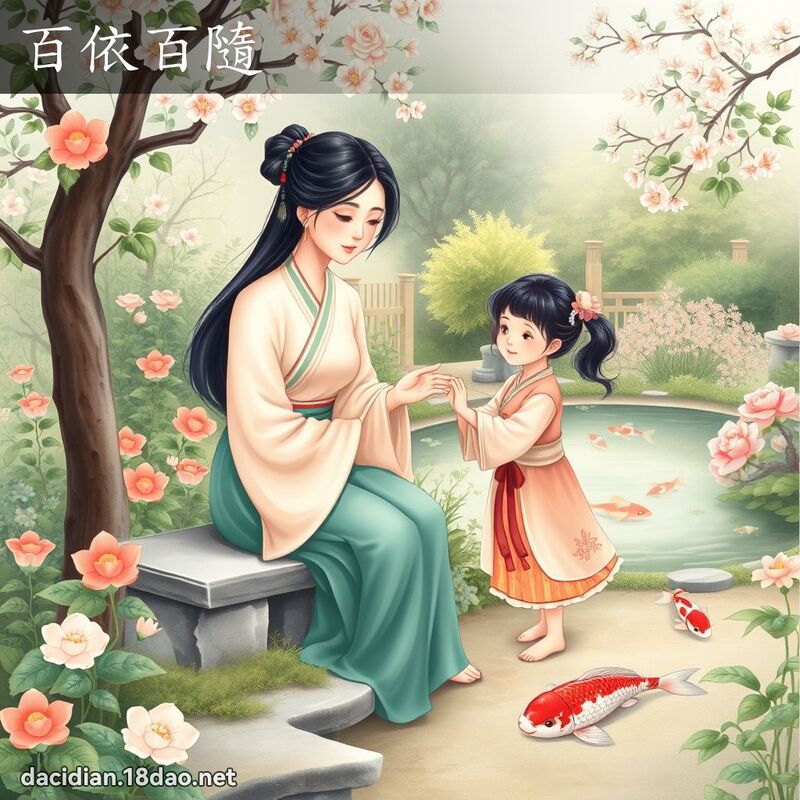百依百隨 - 国语大辞典配图