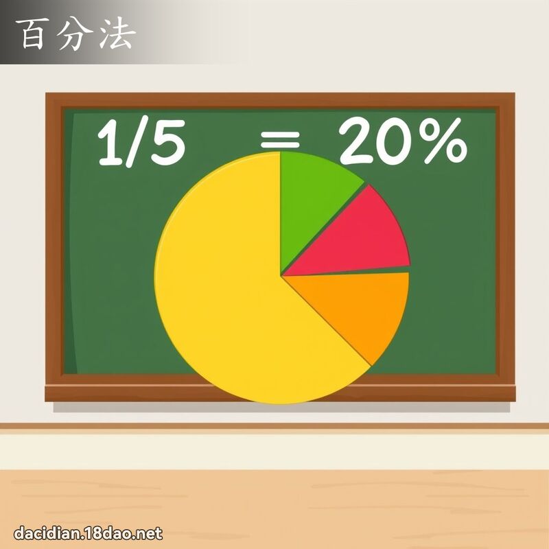 百分法 - 國語大辭典配圖
