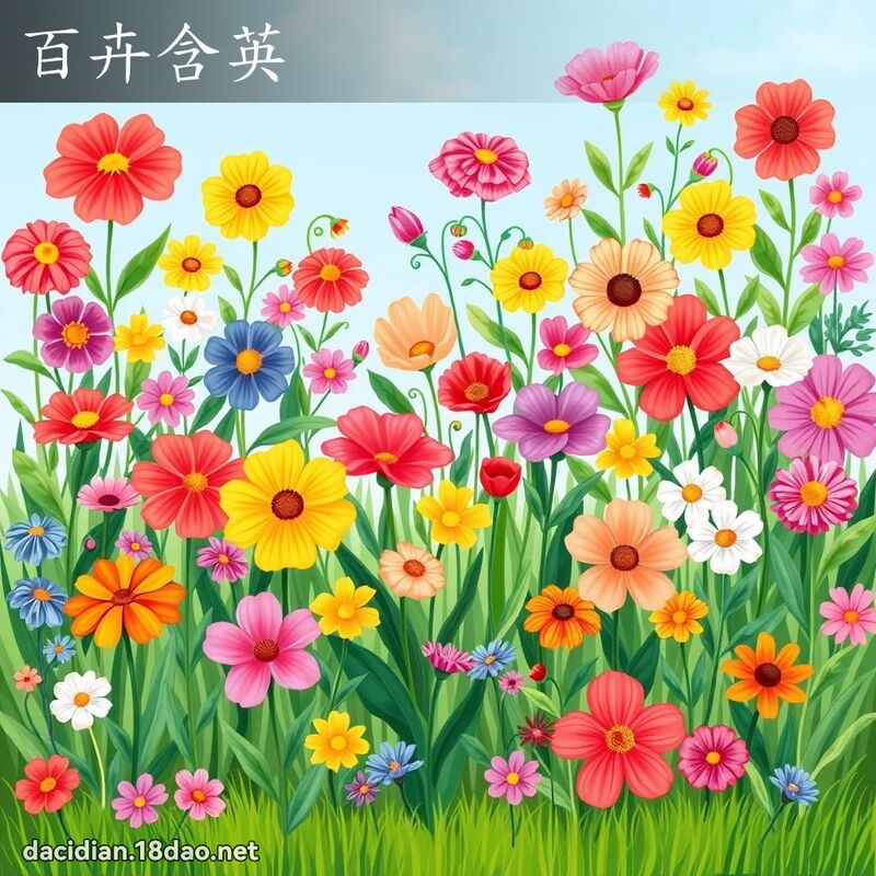 百卉含英 - 国语大辞典配图