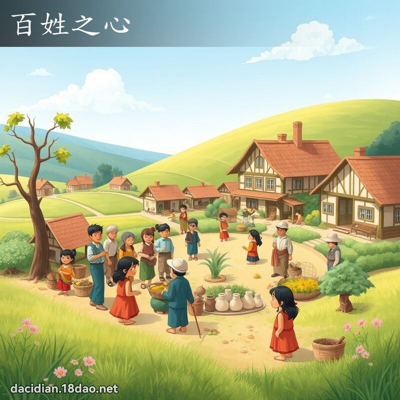 百姓之心 - 國語大辭典配圖