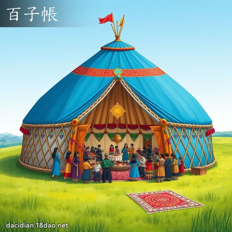 百子帳 - 國語大辭典配圖