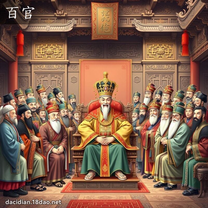 百官 - 國語大辭典配圖
