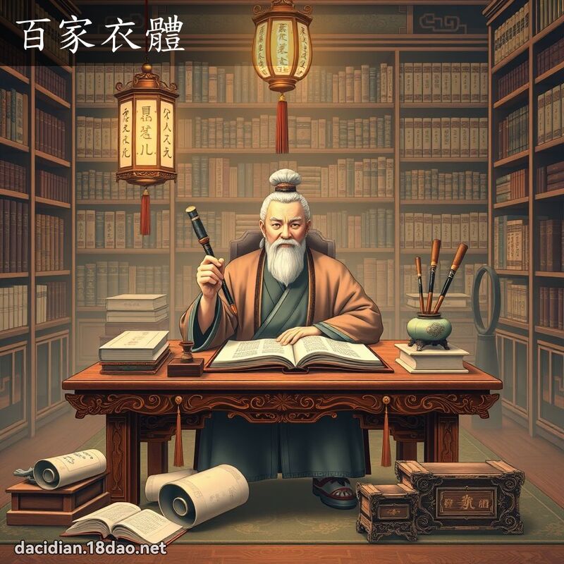 百家衣体 - 国语大辞典配图
