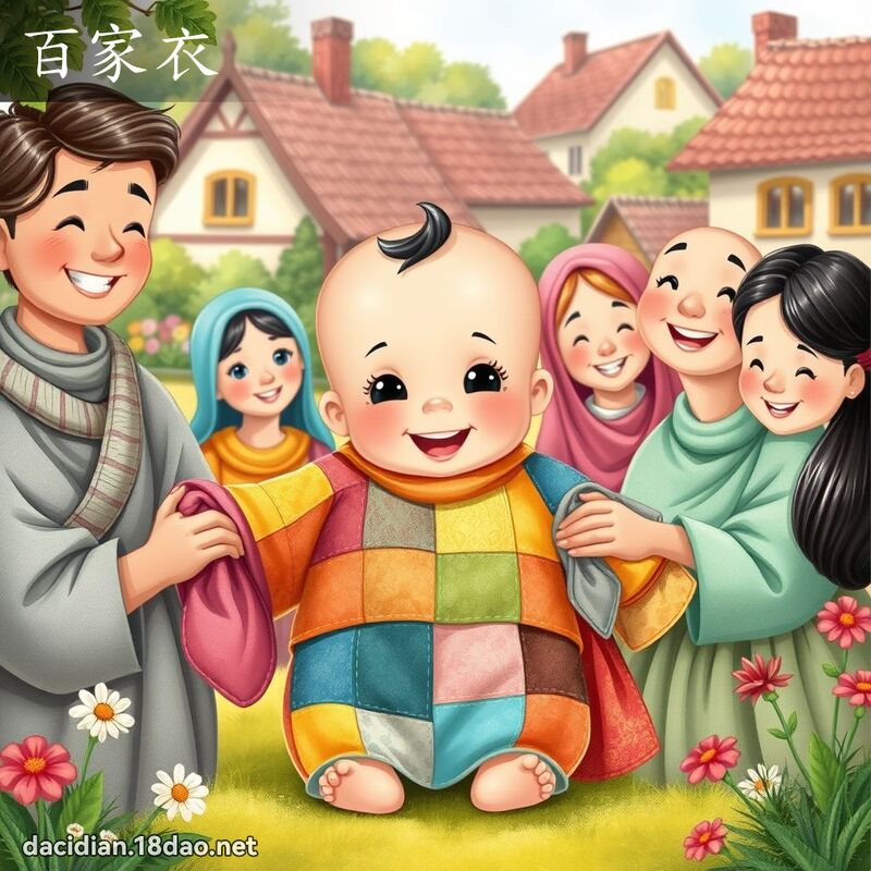 百家衣 - 國語大辭典配圖