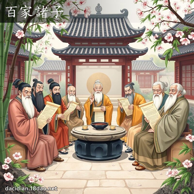百家諸子 - 國語大辭典配圖