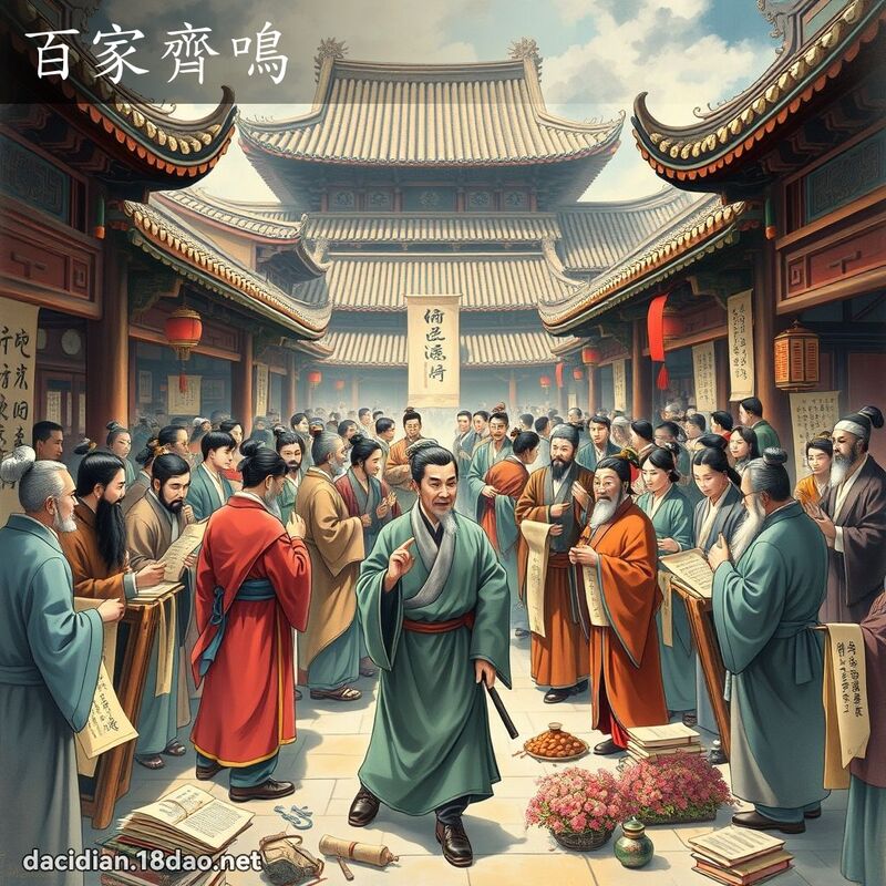 百家齊鳴 - 國語大辭典配圖