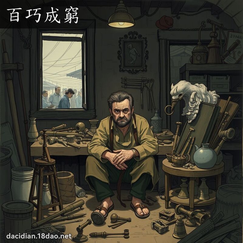 百巧成窮 - 國語大辭典配圖