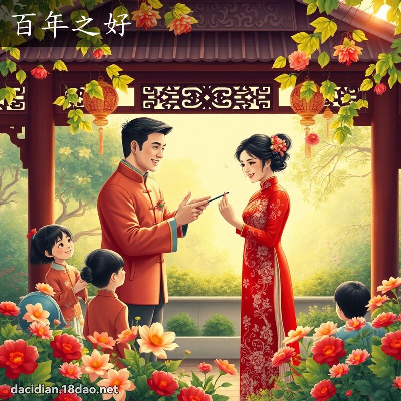 百年之好 - 國語大辭典配圖