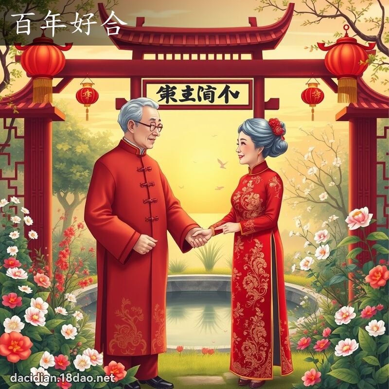 百年好合 - 国语大辞典配图