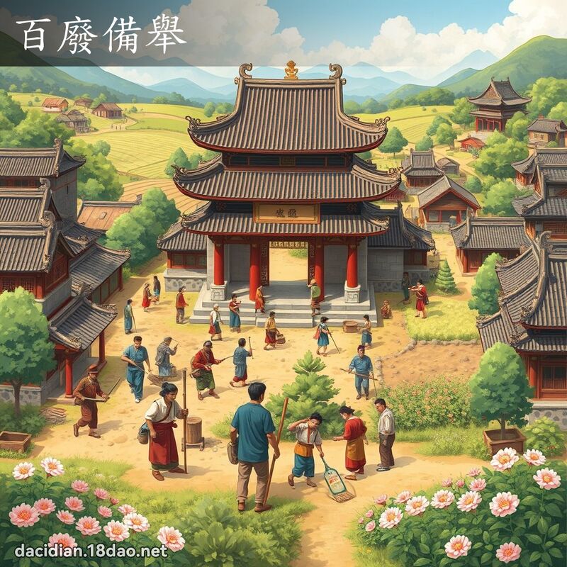 百廢備舉 - 國語大辭典配圖