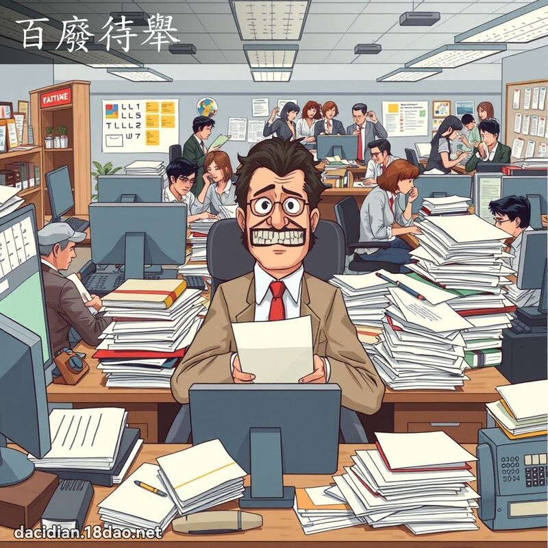 百廢待舉 - 國語大辭典配圖