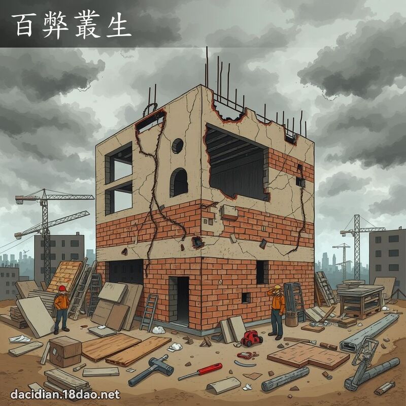 百弊丛生 - 国语大辞典配图