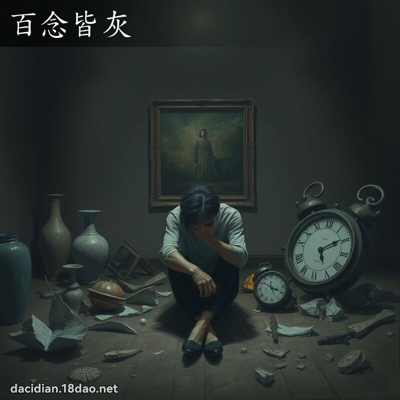 百念皆灰 - 国语大辞典配图