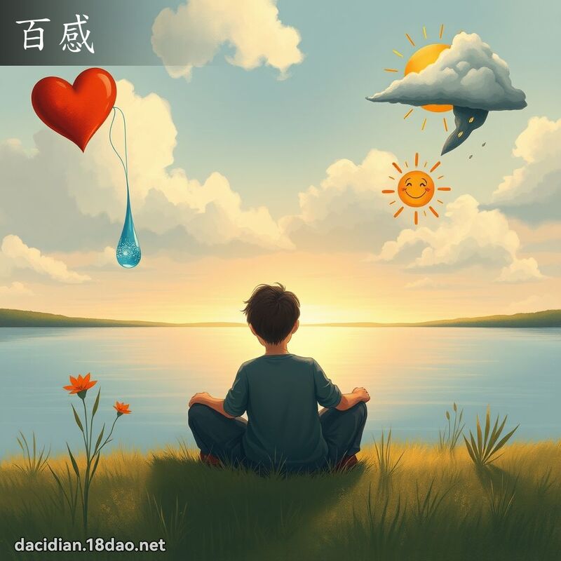 百感 - 国语大辞典配图