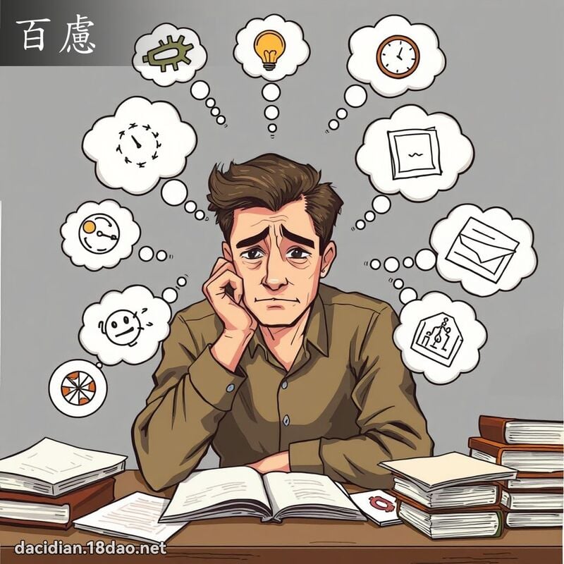 百慮 - 國語大辭典配圖