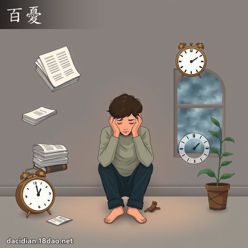 百忧 - 国语大辞典配图