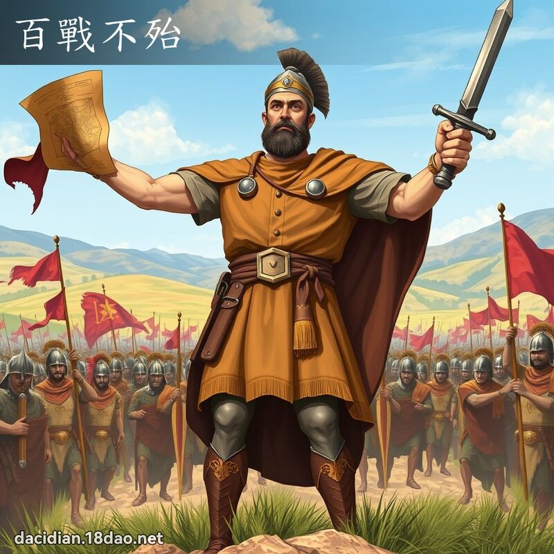 百戰不殆 - 國語大辭典配圖