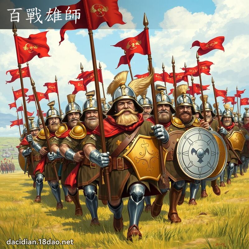 百戰雄師 - 國語大辭典配圖