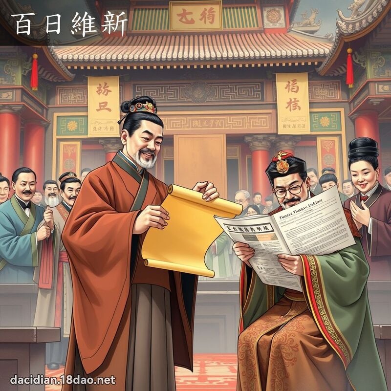 百日維新 - 國語大辭典配圖