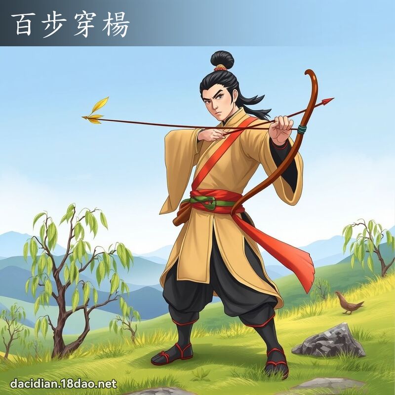 百步穿杨 - 国语大辞典配图
