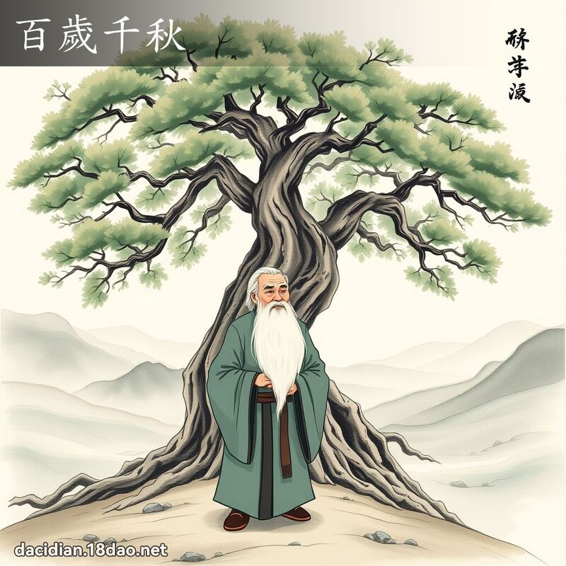 百歲千秋 - 國語大辭典配圖
