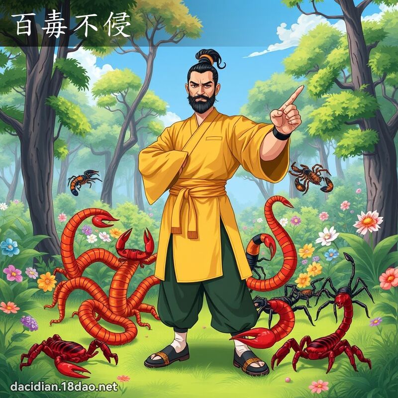 百毒不侵 - 國語大辭典配圖