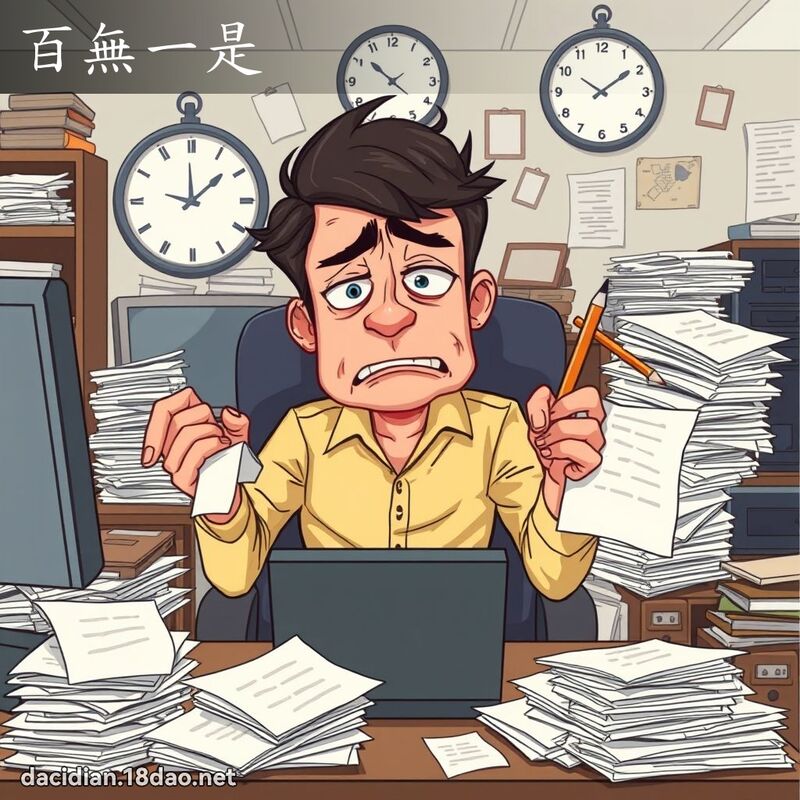 百无一是 - 国语大辞典配图