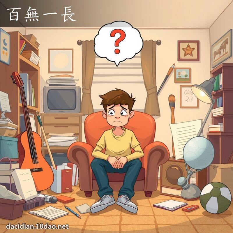 百无一长 - 国语大辞典配图