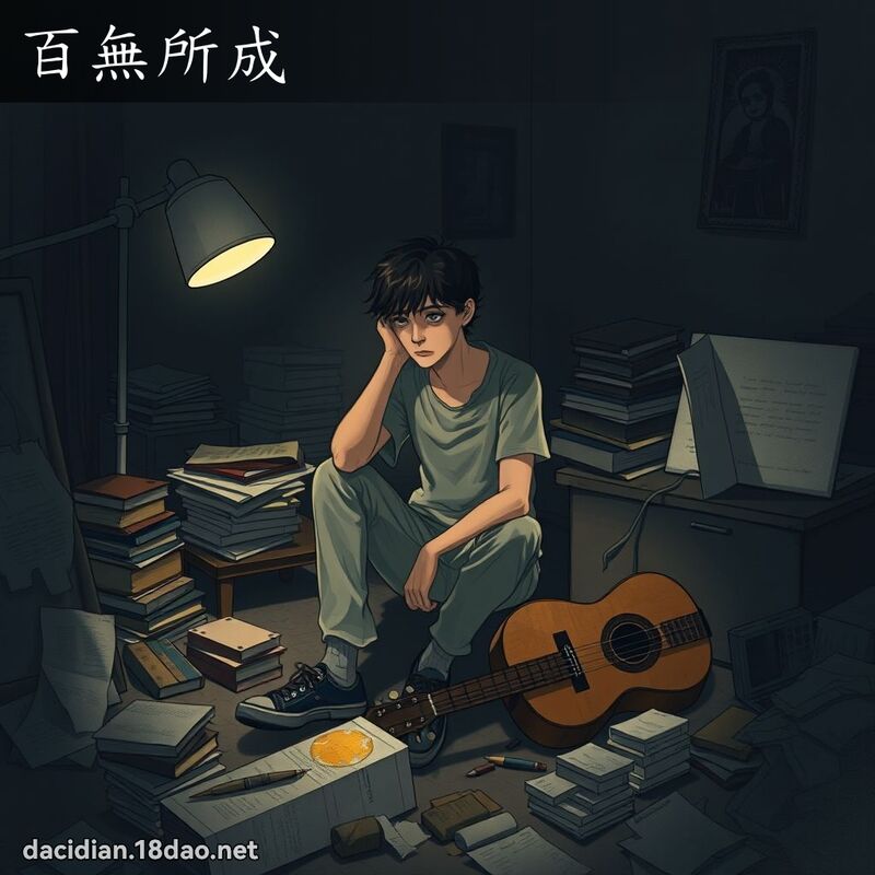 百無所成 - 國語大辭典配圖
