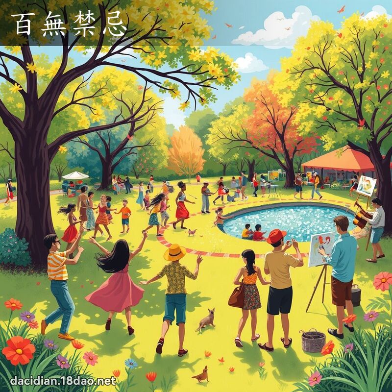百無禁忌 - 國語大辭典配圖