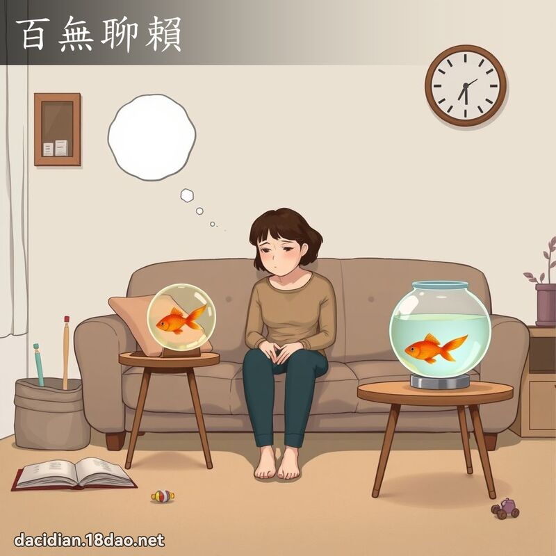百无聊赖 - 国语大辞典配图