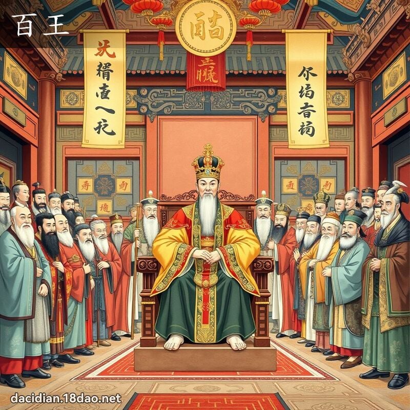 百王 - 國語大辭典配圖