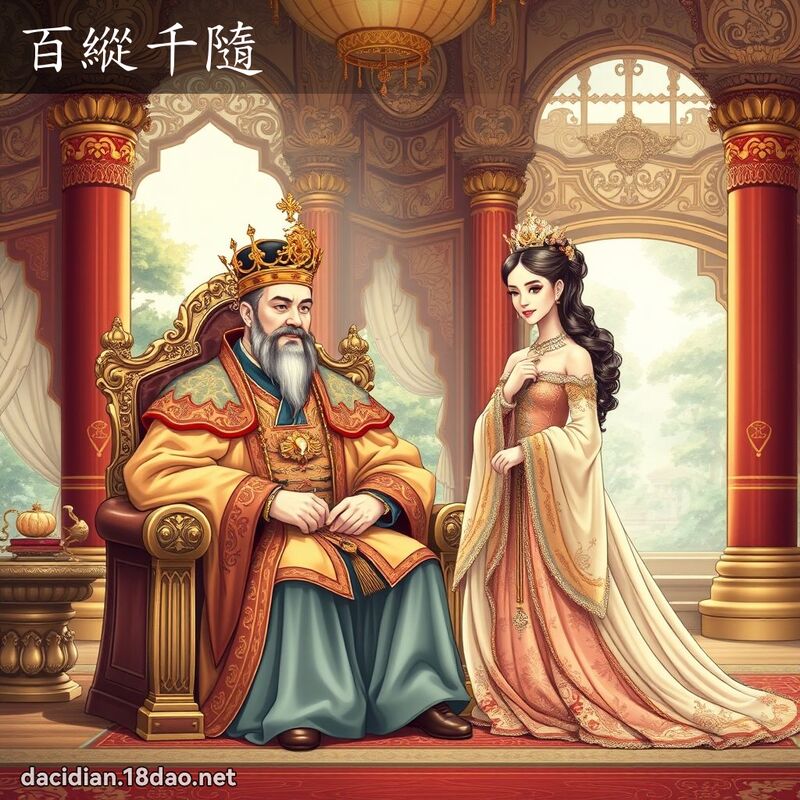 百縱千隨 - 國語大辭典配圖