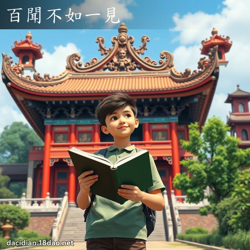 百聞不如一見 - 國語大辭典配圖