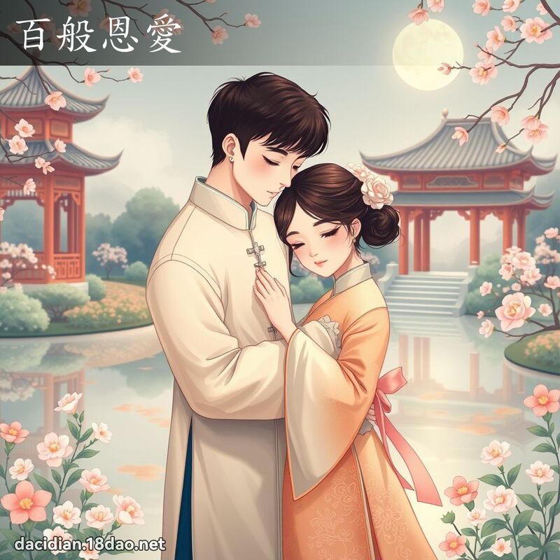 百般恩愛 - 國語大辭典配圖