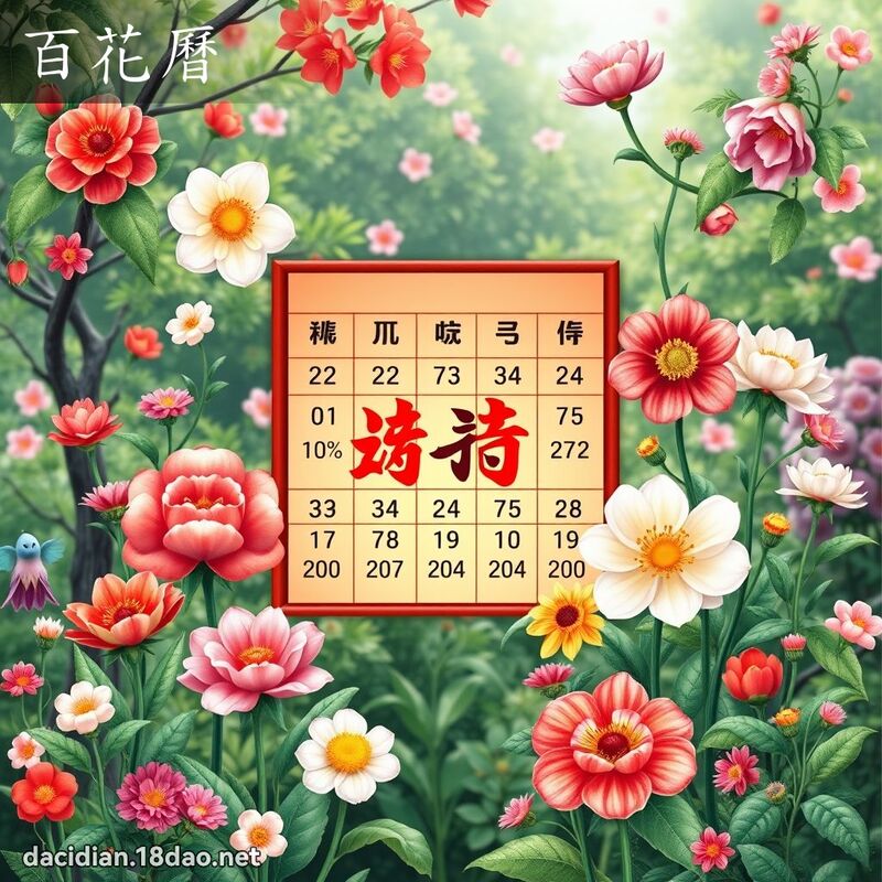 百花曆 - 國語大辭典配圖