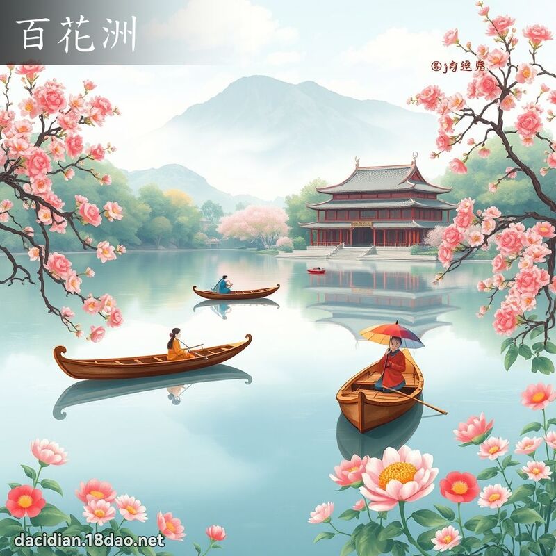 百花洲 - 国语大辞典配图