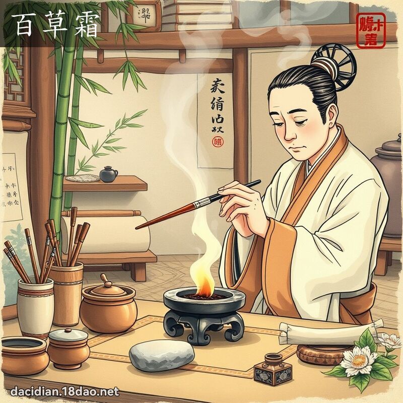 百草霜 - 国语大辞典配图