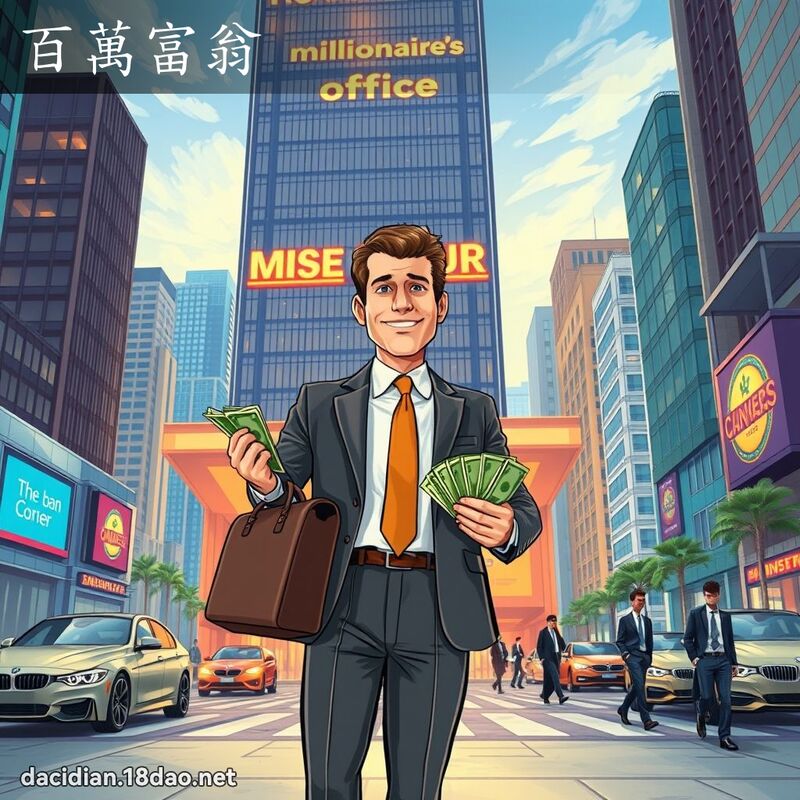百萬富翁 - 國語大辭典配圖