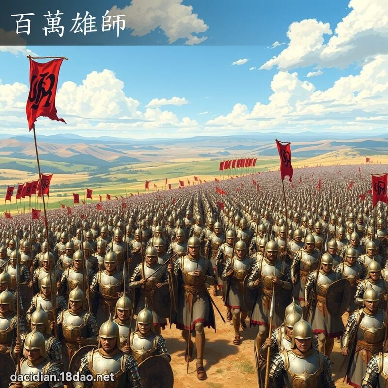 百萬雄師 - 國語大辭典配圖