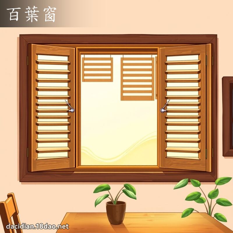 百叶窗 - 国语大辞典配图
