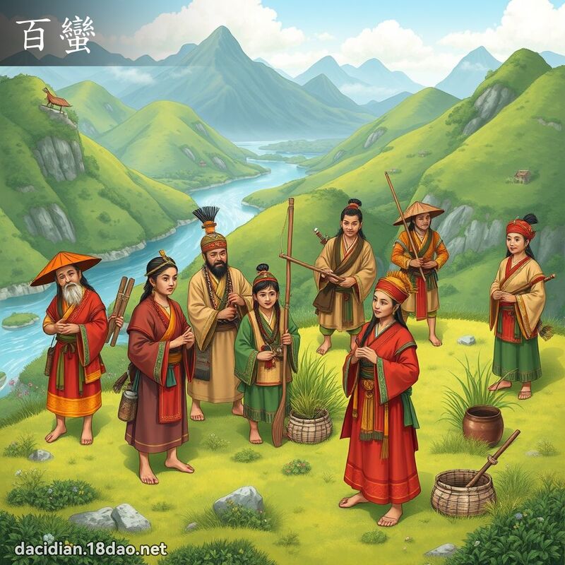 百蠻 - 國語大辭典配圖