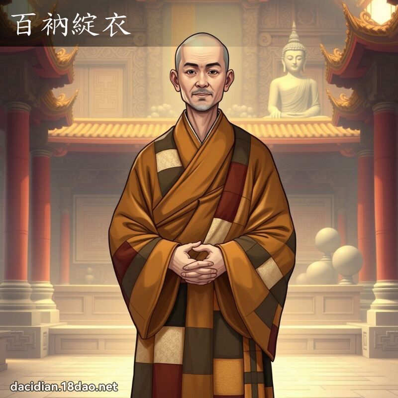百衲绽衣 - 国语大辞典配图