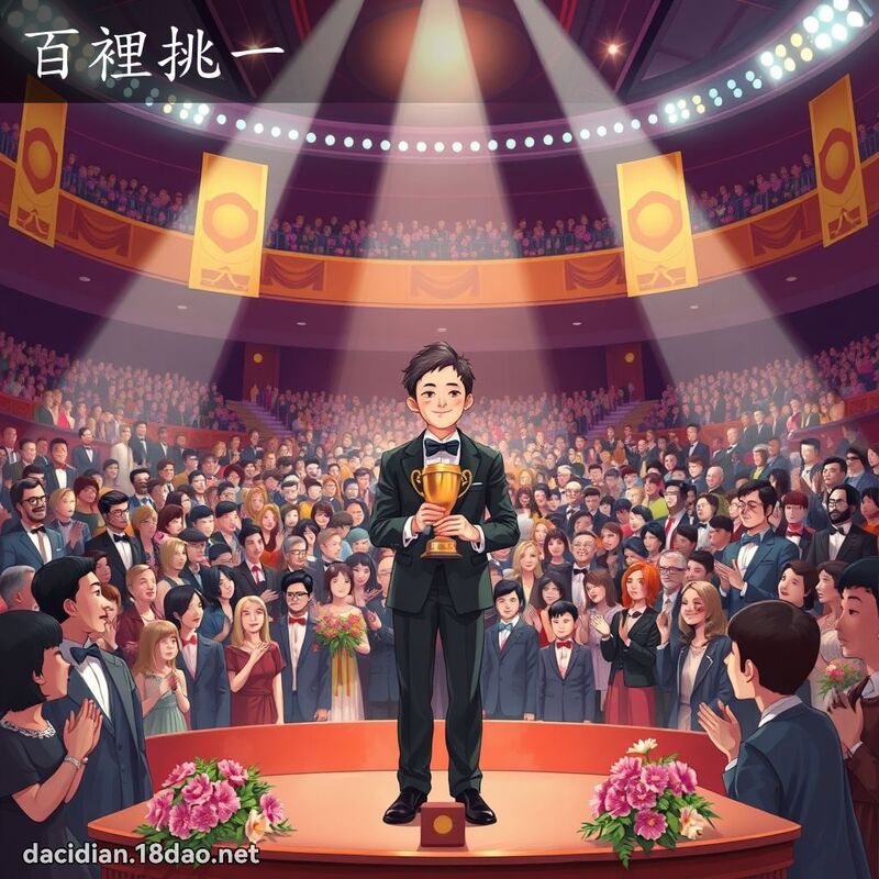 百裡挑一 - 國語大辭典配圖