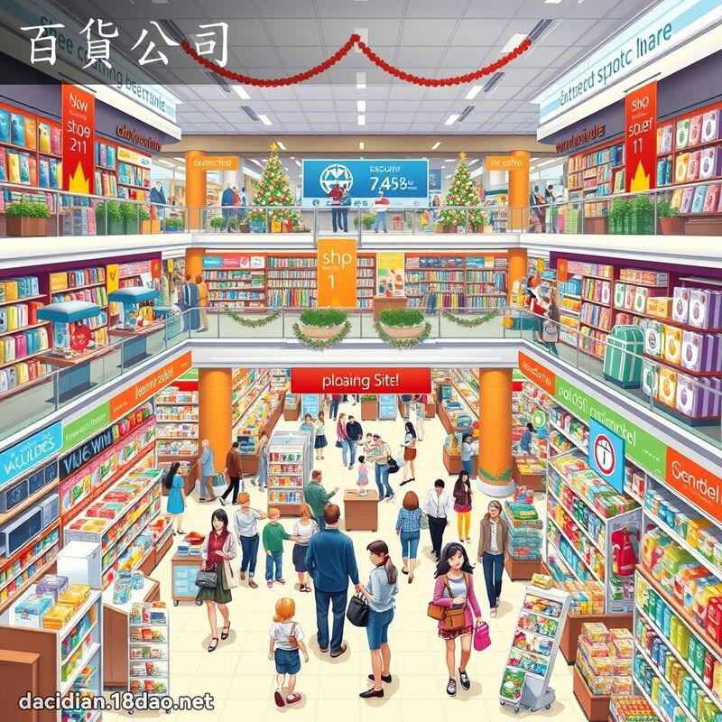 百货公司 - 国语大辞典配图