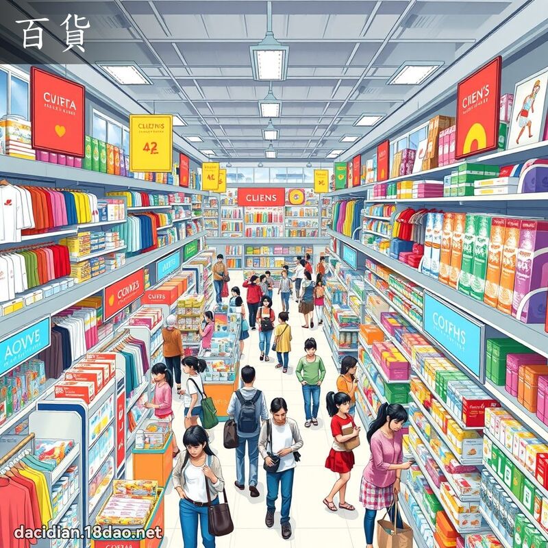 百貨 - 國語大辭典配圖