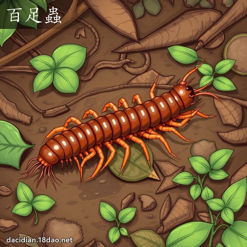 百足蟲 - 國語大辭典配圖