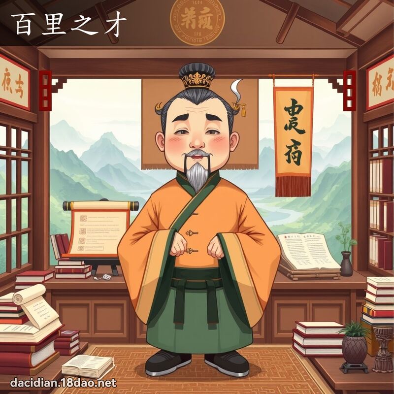 百里之才 - 国语大辞典配图